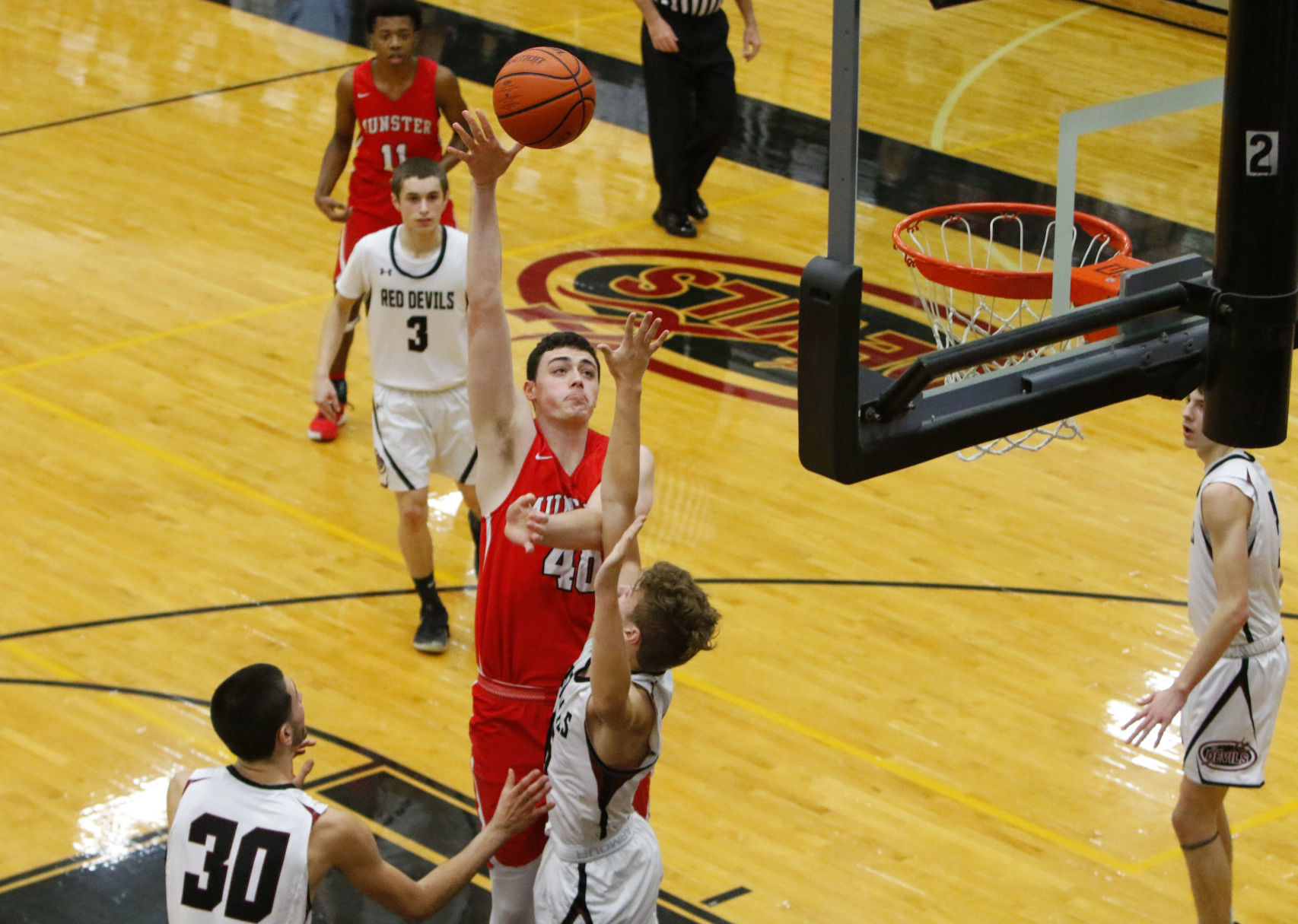 Munster at Lowell boys basketball